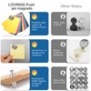 LOVIMAG Magnets for Whiteboard, 40pcs Strong Refrigerator Magnets, Neodymium Fridge
