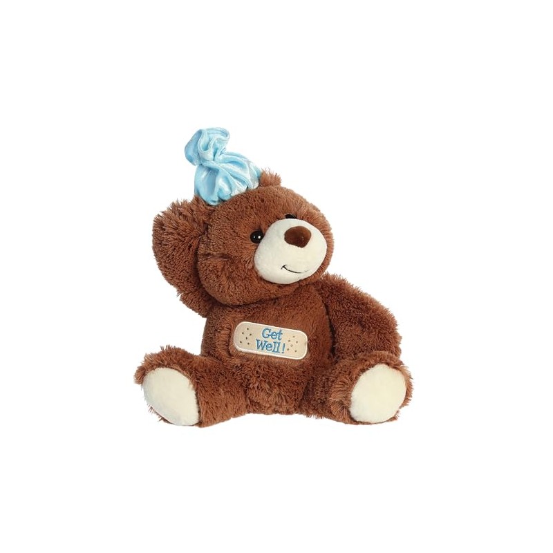 Aurora® Snuggly Get Well Bear Stuffed Animal - Comforting Companion