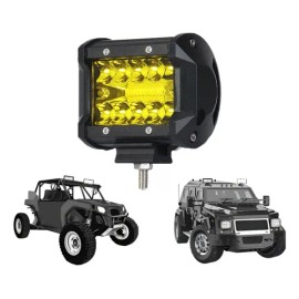 1pcs Faros Auxiliares Dobles Para Coche De 60 W Y2000 K                                                                                               