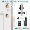 Keyless Entry Door Lock with Handle, AkaGear Fingerprint Door Lock,