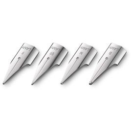 LAMY "Nib Professional Writing Set" | For All Standard Lamy Fountain Pen Models | Safari, Al-Star etc. (Nib Set, F, B, M, EF, Silver)