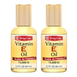 De La Cruz Vitamina E Aceite 2.2 oz, Paquete con 2