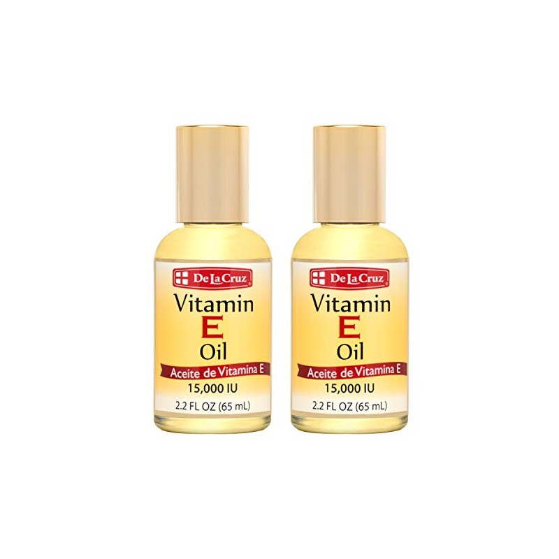 De La Cruz Vitamina E Aceite 2.2 oz, Paquete con