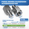 LAINFELD Bicycle Axle Adapter for 3/8 Inch Thru Axle Bicycle