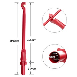 Cleqee 2PCS Automotive Wire Piercing Probes Puncture Probe Pins for 4mm Banana Plug Extension Test Leads, Automotive Diagnostic Repairing