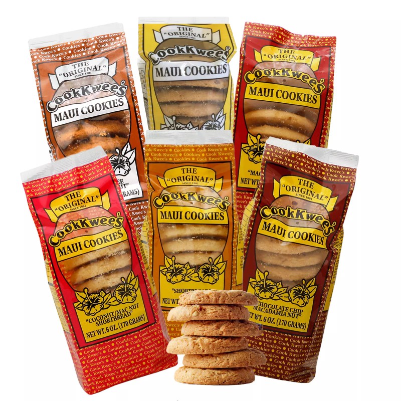 Maui Cookkwees 6-PACK COOKIE LOVER GIFT SET - COOK KWEE