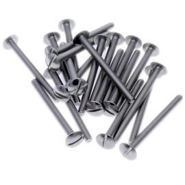 M4 (4mm x 50mm) Slot Mushroom Machine Screw (Bolt) - Stainless Steel (A2) (Pack of 20)