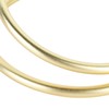 12pcs Spiral Napkin Rings Matte Gold Electroplating Prevent Fading Table