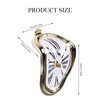 Tinsellns Melting Clock, Surrealistic Salvador Dali Inspired Table Shelf Desk