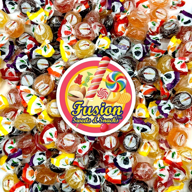 Bonelle Italian Fruit Jelly Candy - 1 Pound Bulk Bag