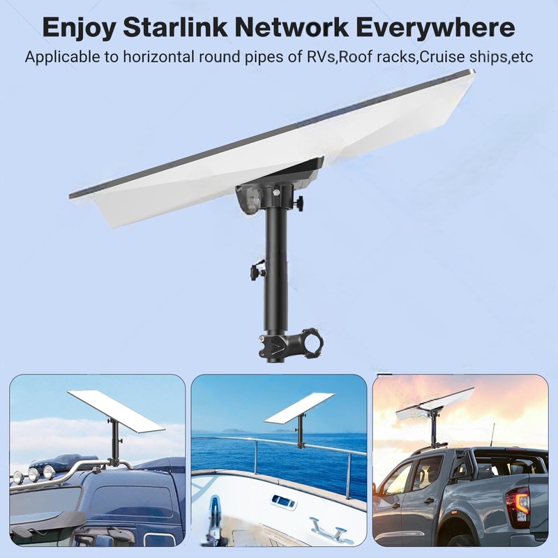 Starlink Gen 3 Universal Mount - RV, Camper, Yacht, Pole,