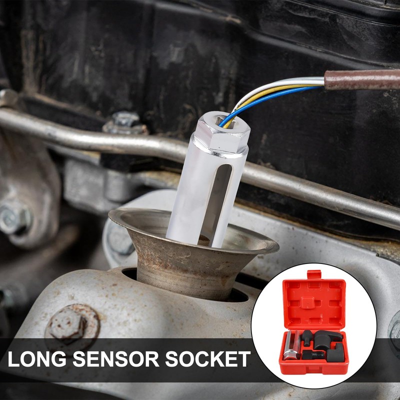 VEGOATY 5-Piece Lambda Sensor Key Nut Set, Lamda Sensor Tool,