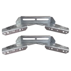 A.A 2 Pack Pontoon Wing Bunk Bracket for Boat Pontoon Bolster Trailer, V Wing Bracket