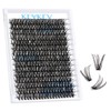 300 Pcs Individual Lashes Lash Clusters DIY Lash Extension Cluster