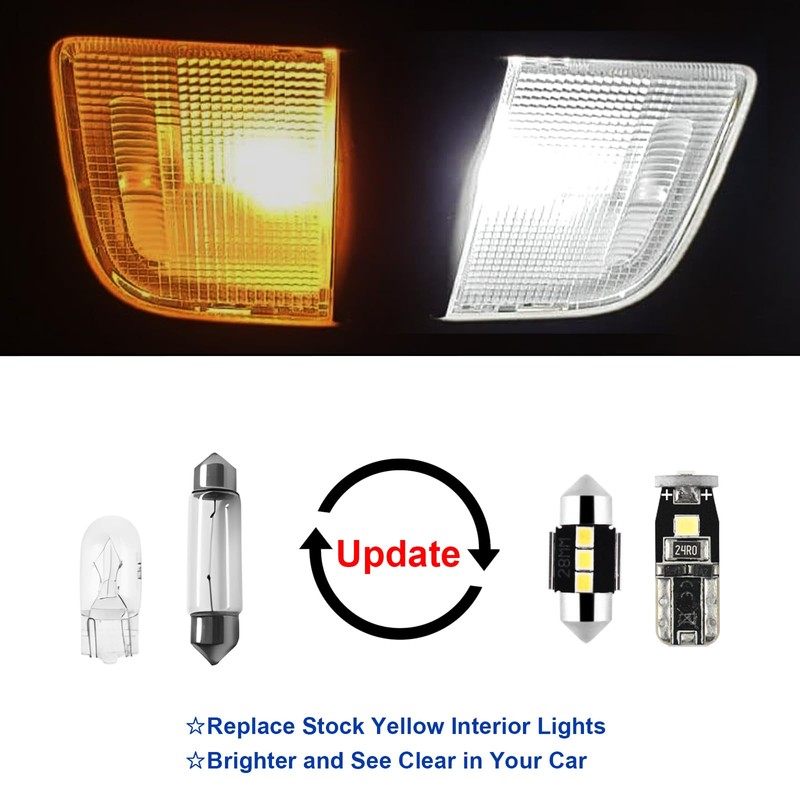 EASY EAGLE LED Interior Car Lights for Toyota-RAV4-2016-2022: 8 Piece