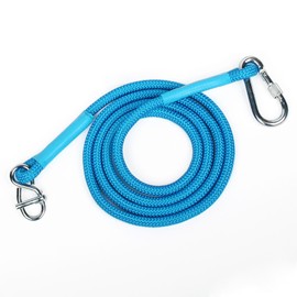 DONILIGA Adjustable Tree Swing Rope, Tree Swing Strap - Suitable for Outdoor Swings, Hammocks, and Amusement Parks Rope Extensions - Length 5.4 FT (71") Blue