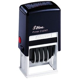 Staedtler Shiny Self Inking Date Stamp with Message Received