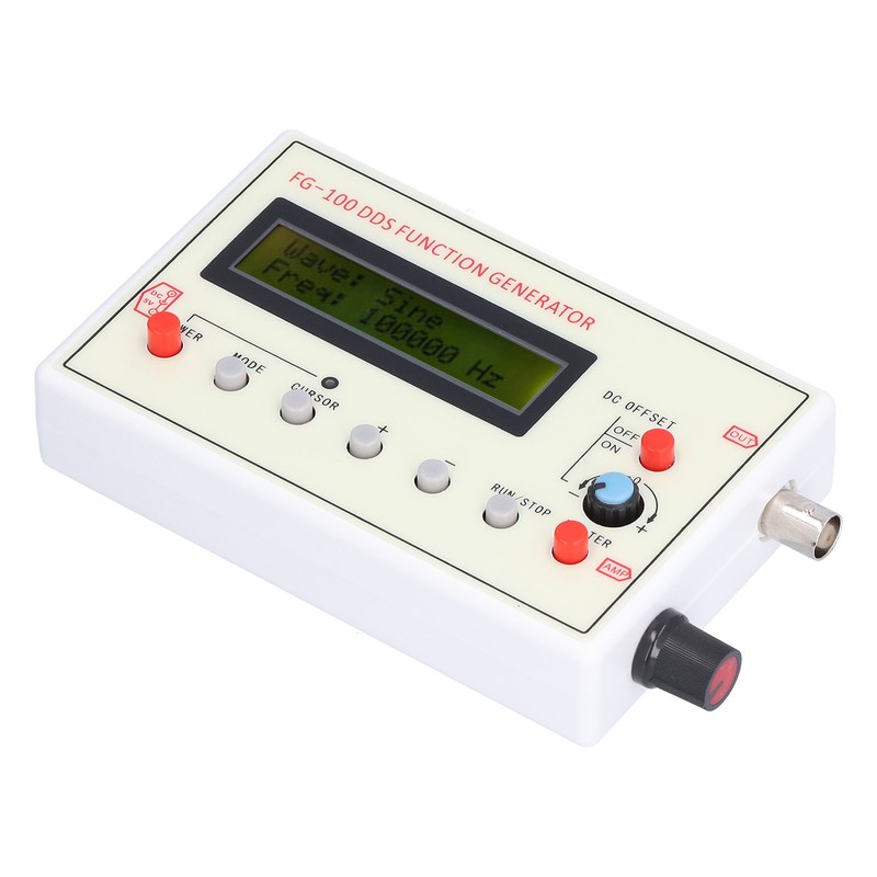 DDS Functional Signal Generator Sine/Square/Sawtooth Triangle Wave FG‑100 1HZ‑500KHZ DC