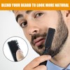 Beard Pencil Filler For Men with Bristle Beard Brush, Water