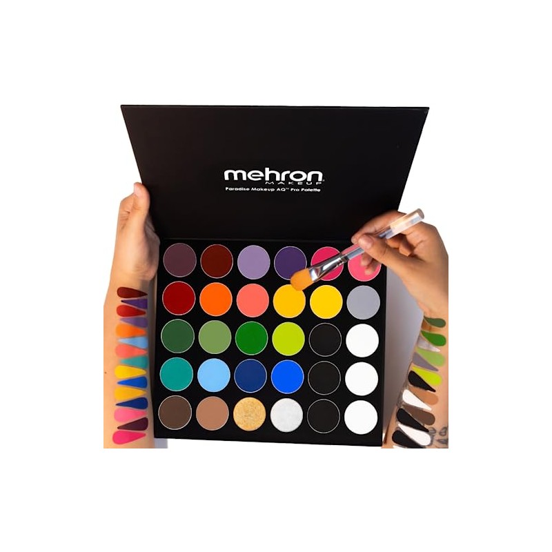 Mehron Paradise AQ Pro Face Paint Palettes (30 Colors)