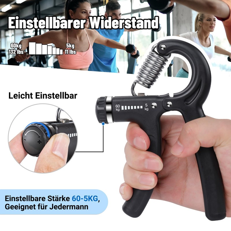 APOGO Hand Exerciser, Set of 2 Hand Training Device Finger