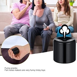 Fart Machine, Rubber Fart Noise Maker Simulated Sounds Bomb Prank Toy Squeeze Fart Blaster Prank Toys for Funny Gag Party Birthday Joke Toy Favors Adults (Black)