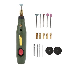 Mini Electric Drill, Grinder, Multifunctional Tool, Mini Drill, Engraver, Rotating Carving Tool, Accessory Set for Agate, Wood Carving, Multi-Purpose for Drilling, Etching