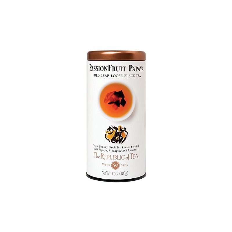 The Republic of Tea Black Full-Leaf Loose Tea (Passionfruit Papaya