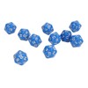 10 Pieces Polyhedral Dice Set, Plastic Lightweight Portable 20 Sided