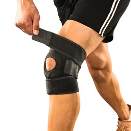 JLEO Knee Support Men, Knee Support for Women, Knee Support with Patella Tendon Knee Strap, Knee Brace for Women, Knee Brace for Running, Adjustable Knee Strap, Kneecap Support