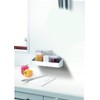 POSE K134100 Kitchen Seasoning Rack Slim Suction Sheet, White