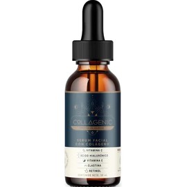  Collagenic Serum Facial Vitamina C, Colágeno, Ácido Hialurónico, Retinol y Elastina 50mL - Antiedad,