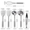 ReaNea Stainless Steel Cooking Utensils Set 6 Pieces, Kitchen Tools