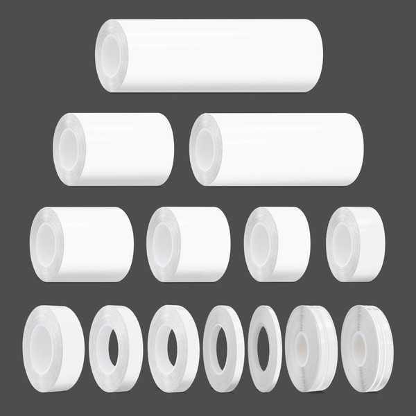 GLOSS WHITE Self-Adhesive Vinyl Pin Stripe Roll Decal Sticker Tape