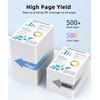 Q-image MFC-J1360DW LC501XL LC501 Ink Cartridges Replacement Compatible for LC501