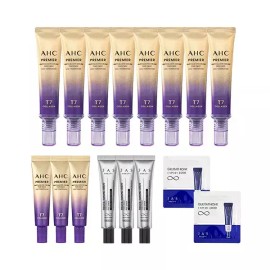 AHC 아이크림 시즌13 40ml x8 + 12ml x3 + 쟈스 기미크림 15ml x3 + 샘플2매 AHC Eye Cream Season 13 40ml x8 + 12ml x3 + Jas Whitening Cream 15ml x3 + 2 Samples