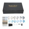 6Pcs Darts Professional Exquisite Stainless Steel Tip Darts Set with