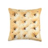 Salty White Cracker Funny Snack Lover Throw Pillow