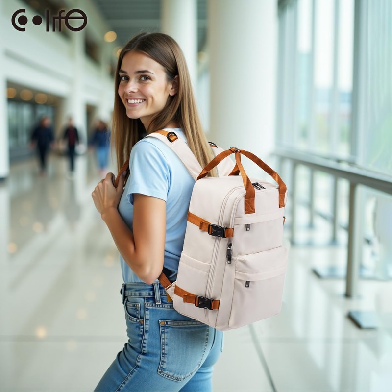COOLIFE Ryanair Hand Luggage Backpack 40 x 30 x 20