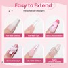 SUPWEE 3PCS Non-Stick Hand Hard Solid Builder Gel for Nail
