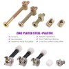 125Pcs 3 in 1 Furniture Crib Hardware Screws Connecting Fittings