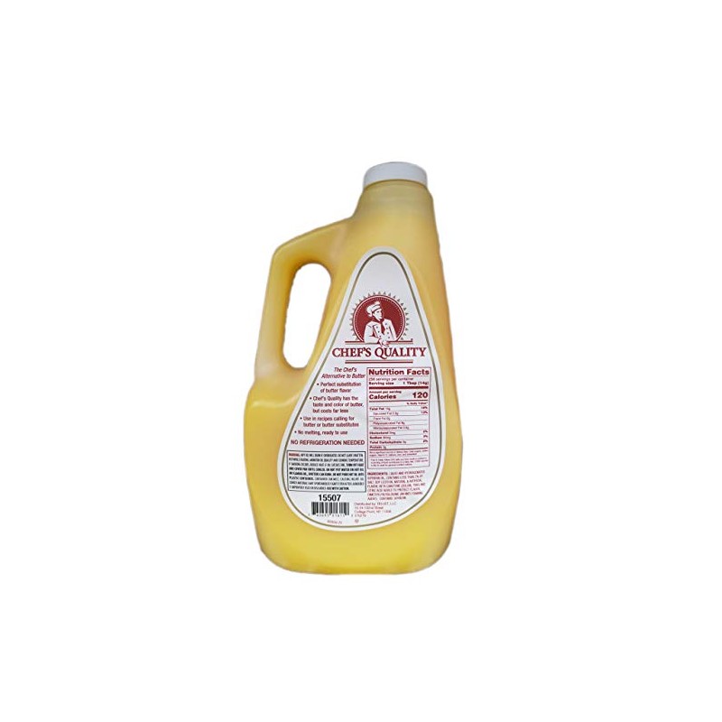 Chef's Quality: Liquid Butter Alternative 1 Gallon (2 Pack)