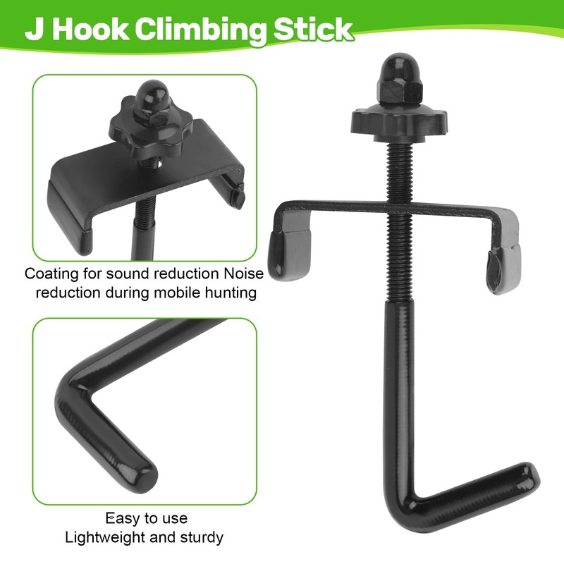 LJB J Hook Climbing Stick Carrying System, 2 Pack