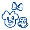 Cuticuter Minnie Cara Fondant Cookie Cutter, Plastic, Blue, 8 x