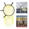 Zequech Pack of 2 base top bins target net, football