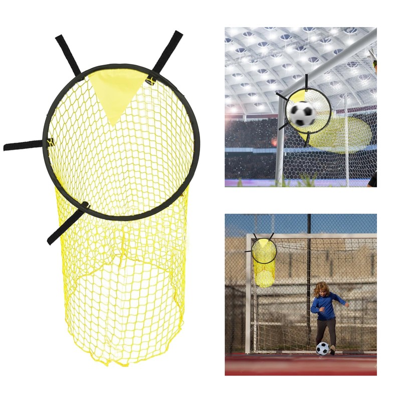 Zequech Pack of 2 base top bins target net, football