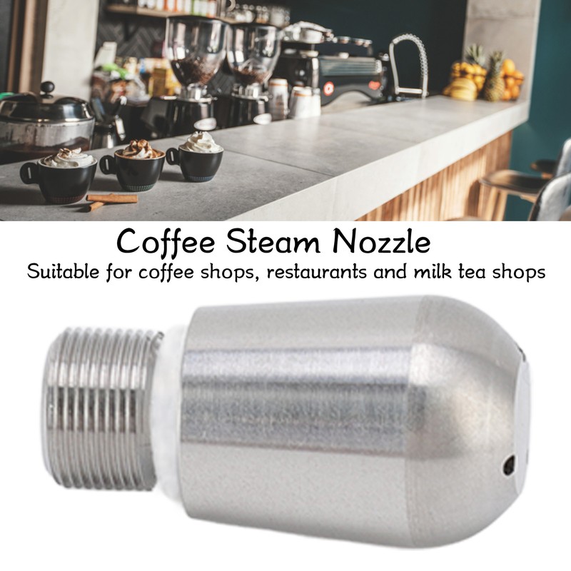 Coffee Machine Steam Nozzle 304 Stainless Steel Milk Foam Spout