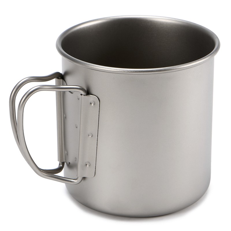 400ml 750ml Cup Set Ultralight Titanium Cup Hanging Pot Set