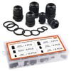 TUPARKA 28Pcs Cable Gland Waterproof Adjustable Joints with Gaskets 3-16mm