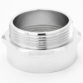 BLUMKRAFT Set of 3 Metal Adapters PG-Metric PG29 Male to M40 x 1.5 Female (PG29-M40) Nickel-Plated Brass